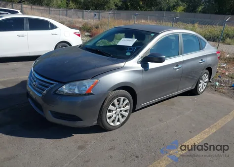 2015 Nissan Sentra S z USA, uszkodzony, nr VIN 3N1AB7AP1FY372600